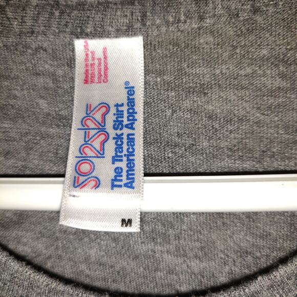 BUT FIRST GANGSTER RAP The Track T Shirt American Apparel MUSIC ADULT M Medium - Picture 7 of 16